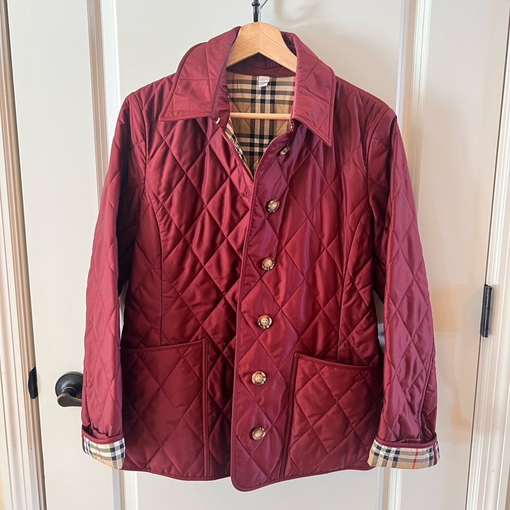 Womens Burberry Quilted Jacket